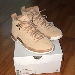 Air Jordan 12 retro Vachetta Tan/ Metallic Gold